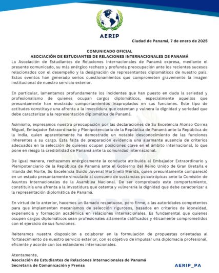 Preocupación en la Asamblea por los embajadores designados para India y Reino Unido 1